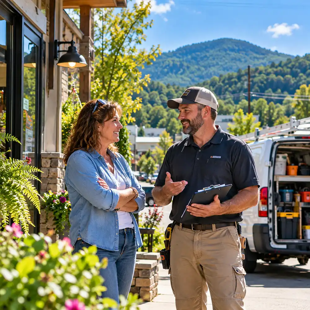 Local service professionals serving Woodfin, North Carolina